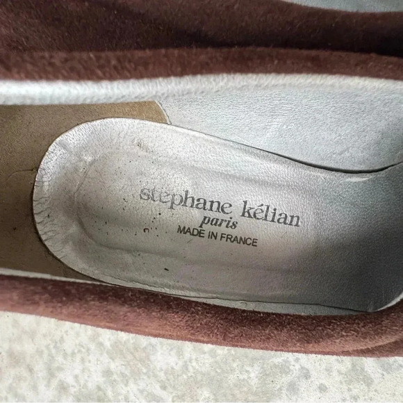 Stephane Kelian Brown Suede Wedges Size 7.5 - Picture 7 of 11